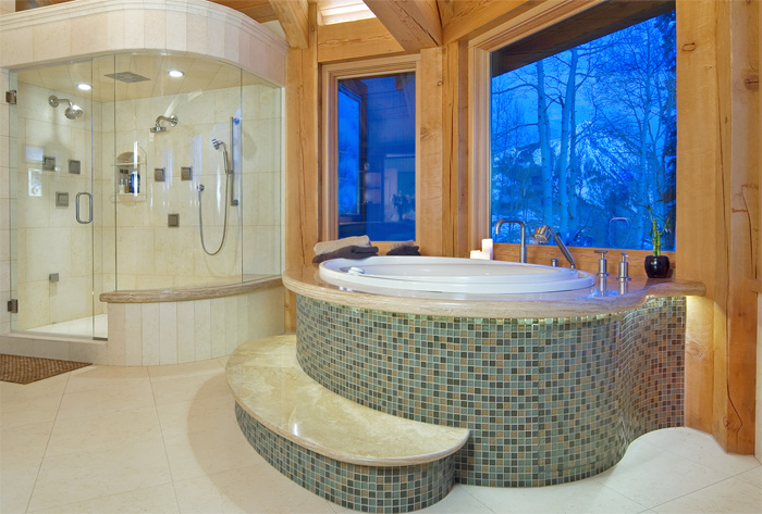 Custom Marble Luxury Bathroom